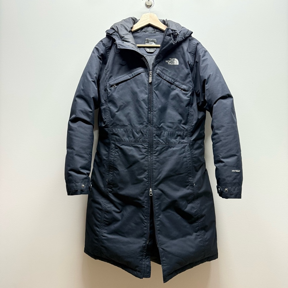 Black goose down coat Hyvent